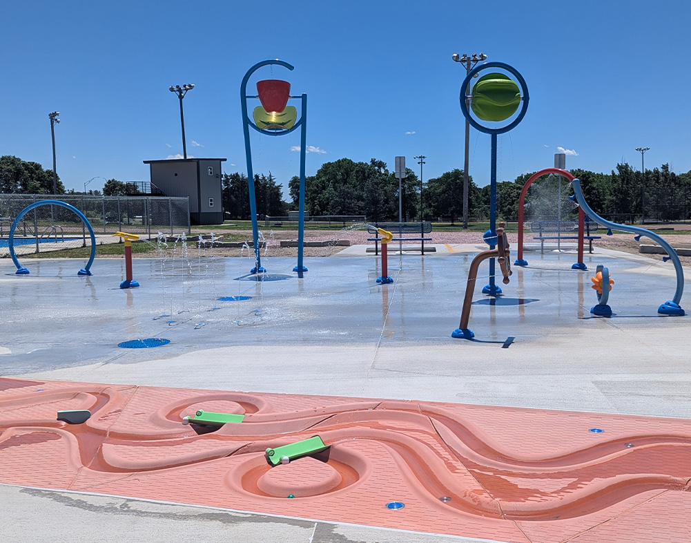 splash pad in Wolbach